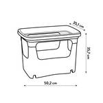 green basics stack & grow large living black